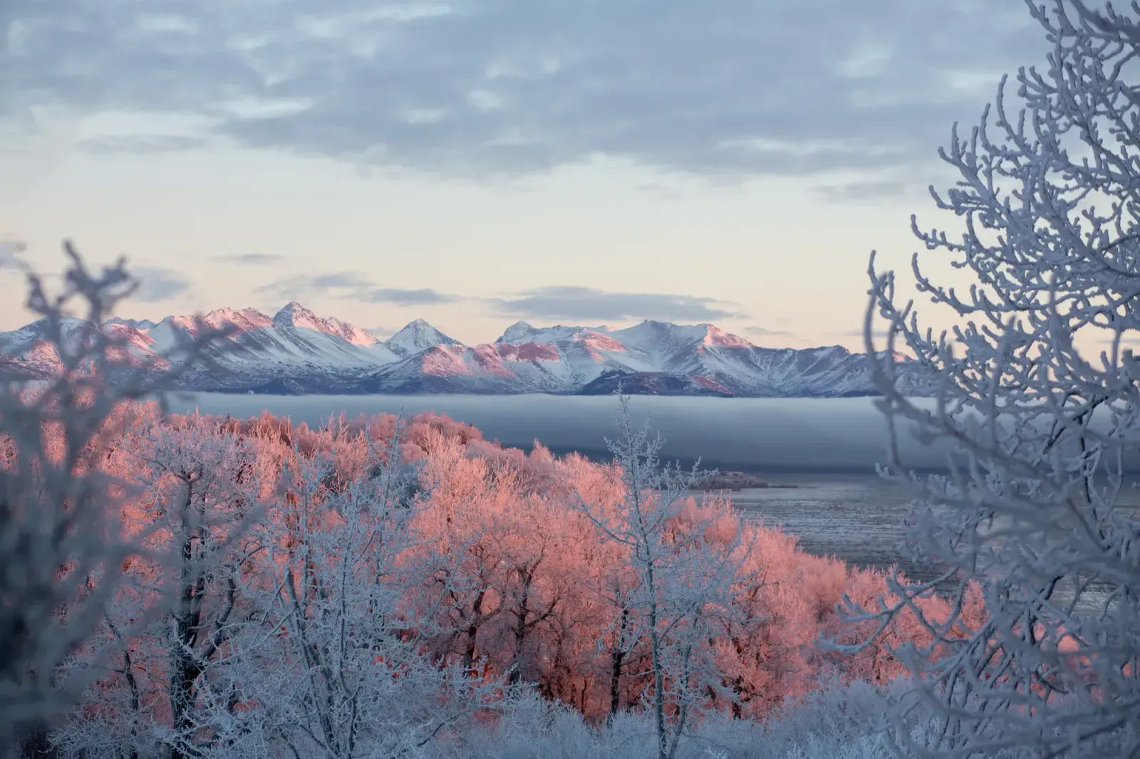 Anchorage, Alaska skyline and neighborhoods served by U-wifi home internet