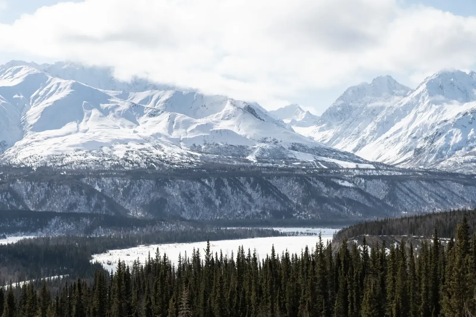 Anchorage, Alaska skyline and neighborhoods served by U-wifi home internet