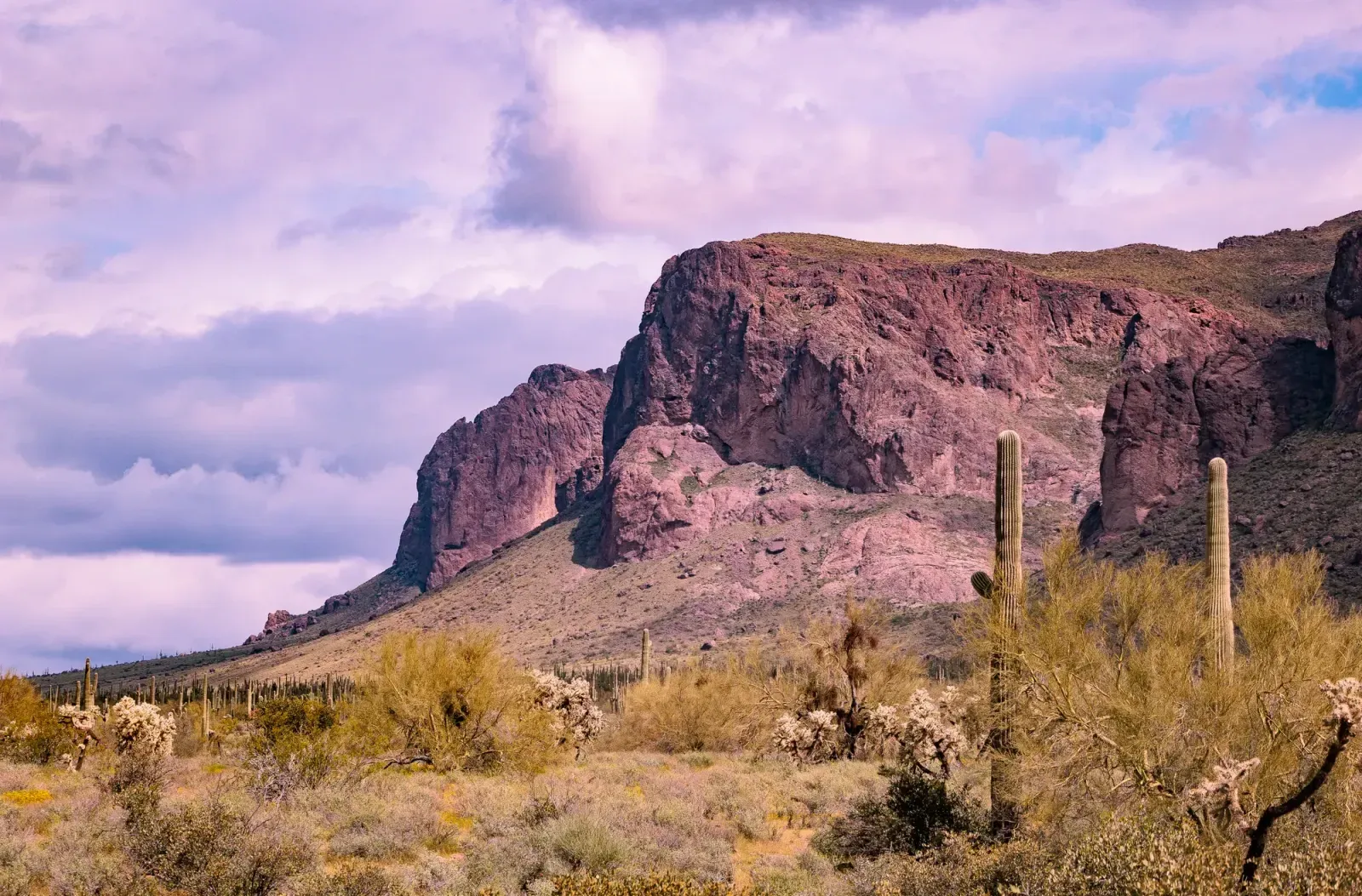 Apache Junction, Arizona skyline and neighborhoods served by U-wifi home internet