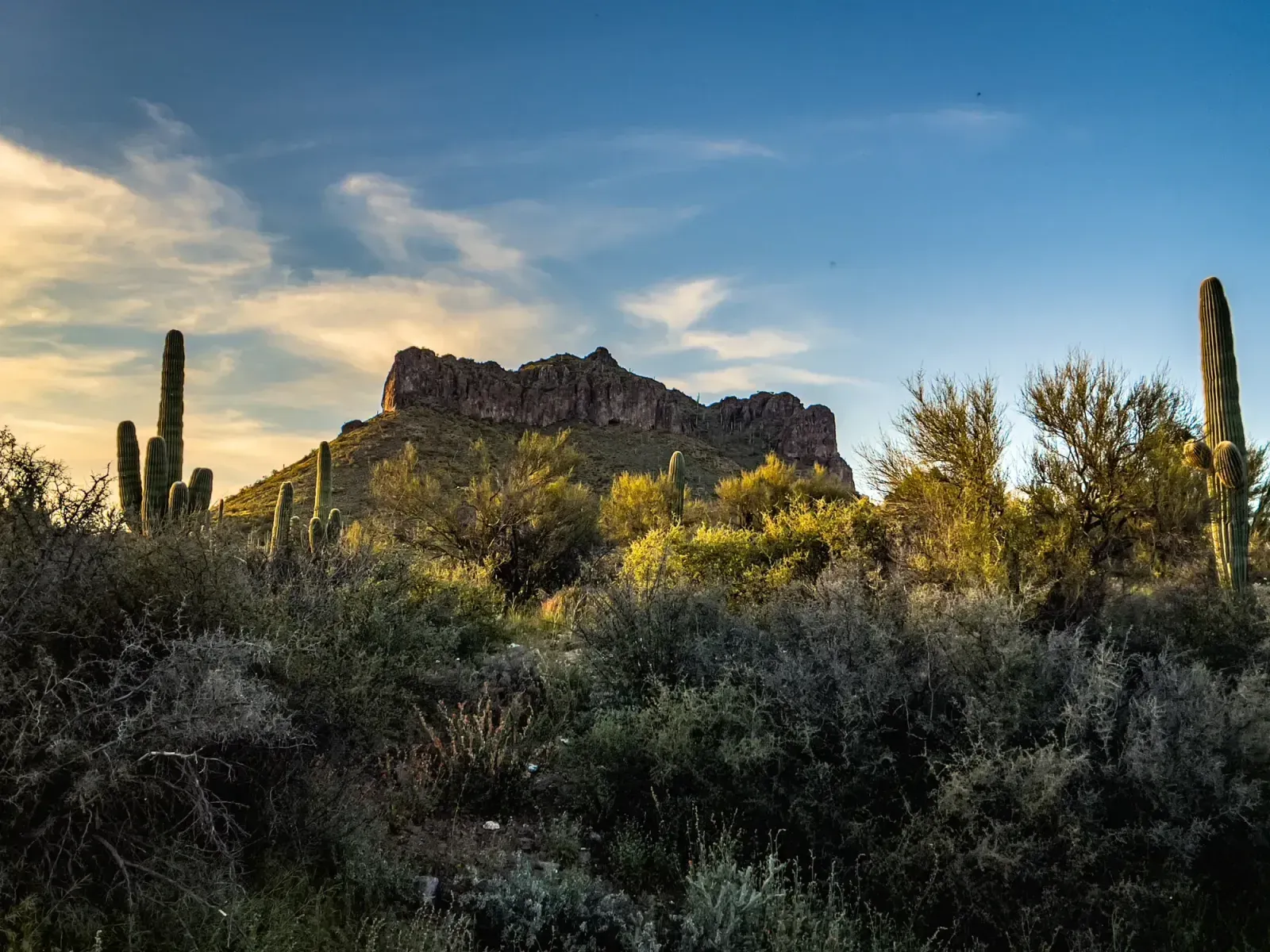 Lake Havasu City, Arizona skyline and neighborhoods served by U-wifi home internet