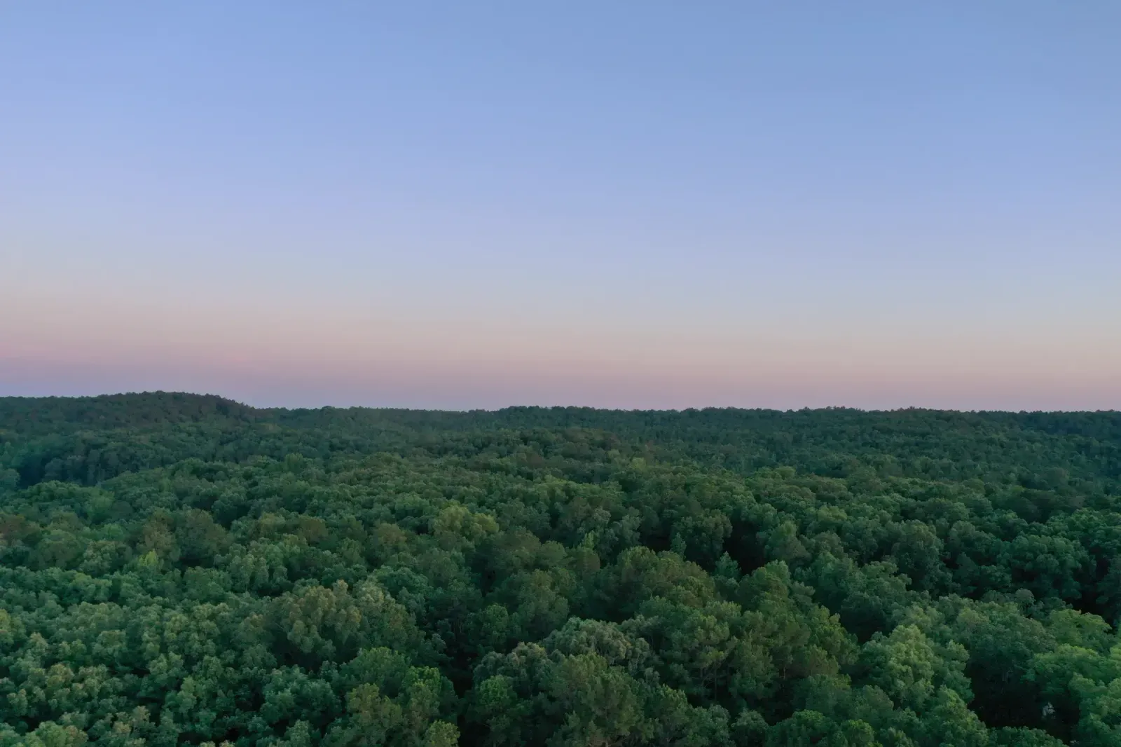 Fayetteville, Arkansas skyline and neighborhoods served by U-wifi home internet