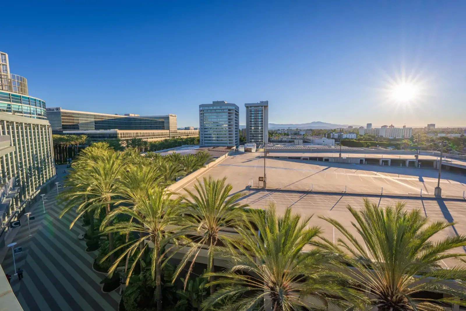Costa Mesa, California skyline and neighborhoods served by U-wifi home internet
