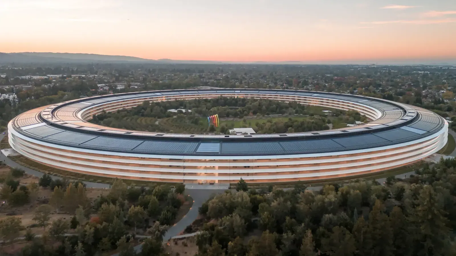 Cupertino, California skyline and neighborhoods served by U-wifi home internet