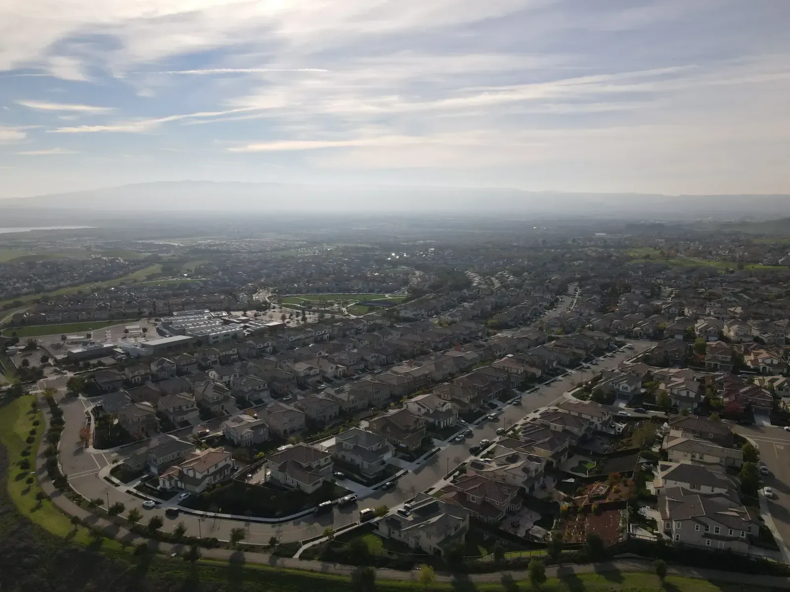 Dublin, California skyline and neighborhoods served by U-wifi home internet