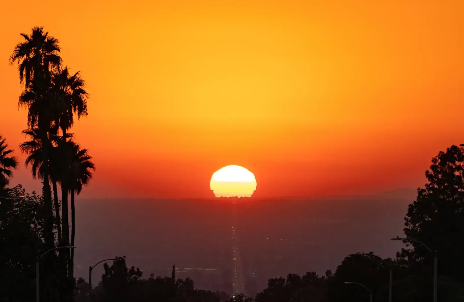 Highland, California skyline and neighborhoods served by U-wifi home internet