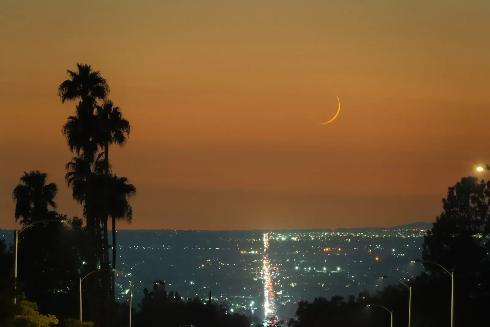 Highland, California skyline and neighborhoods served by U-wifi home internet