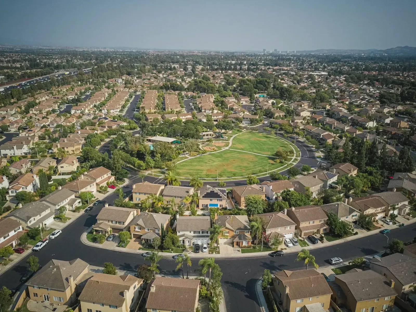 Monterey Park, California skyline and neighborhoods served by U-wifi home internet