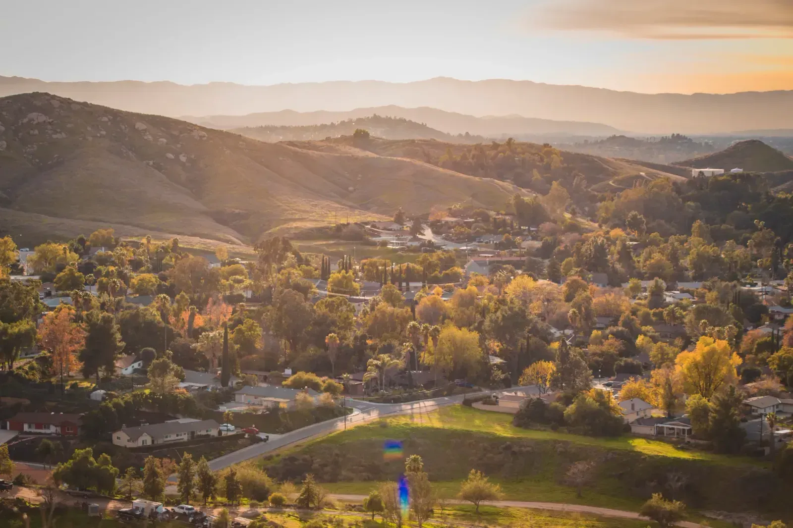 Moreno Valley, California skyline and neighborhoods served by U-wifi home internet