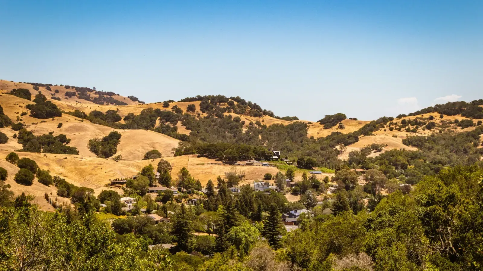 Oakley, California skyline and neighborhoods served by U-wifi home internet