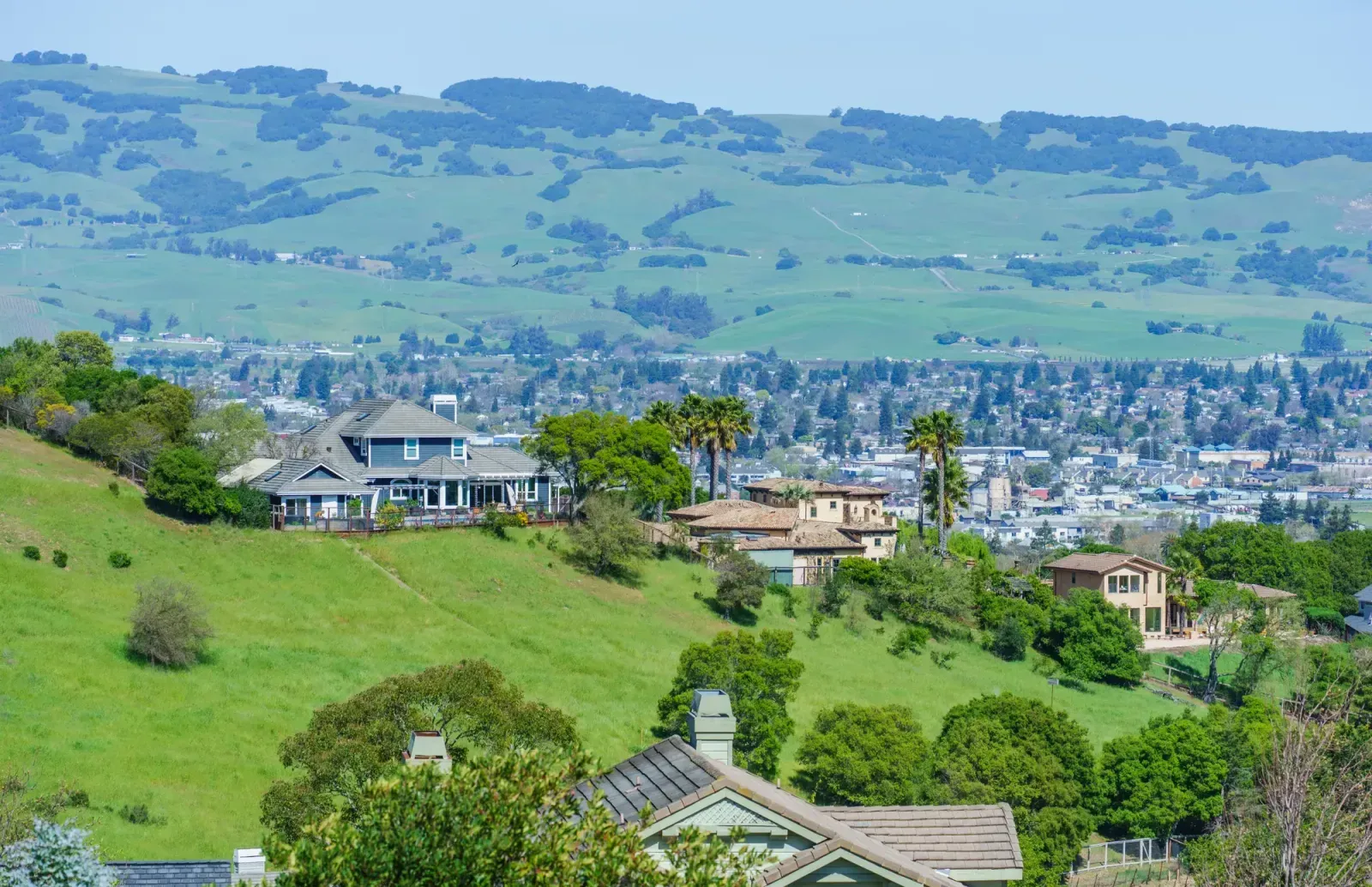 San Ramon, California skyline and neighborhoods served by U-wifi home internet