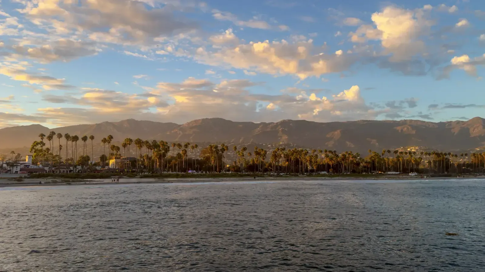 Santa Barbara, California skyline and neighborhoods served by U-wifi home internet