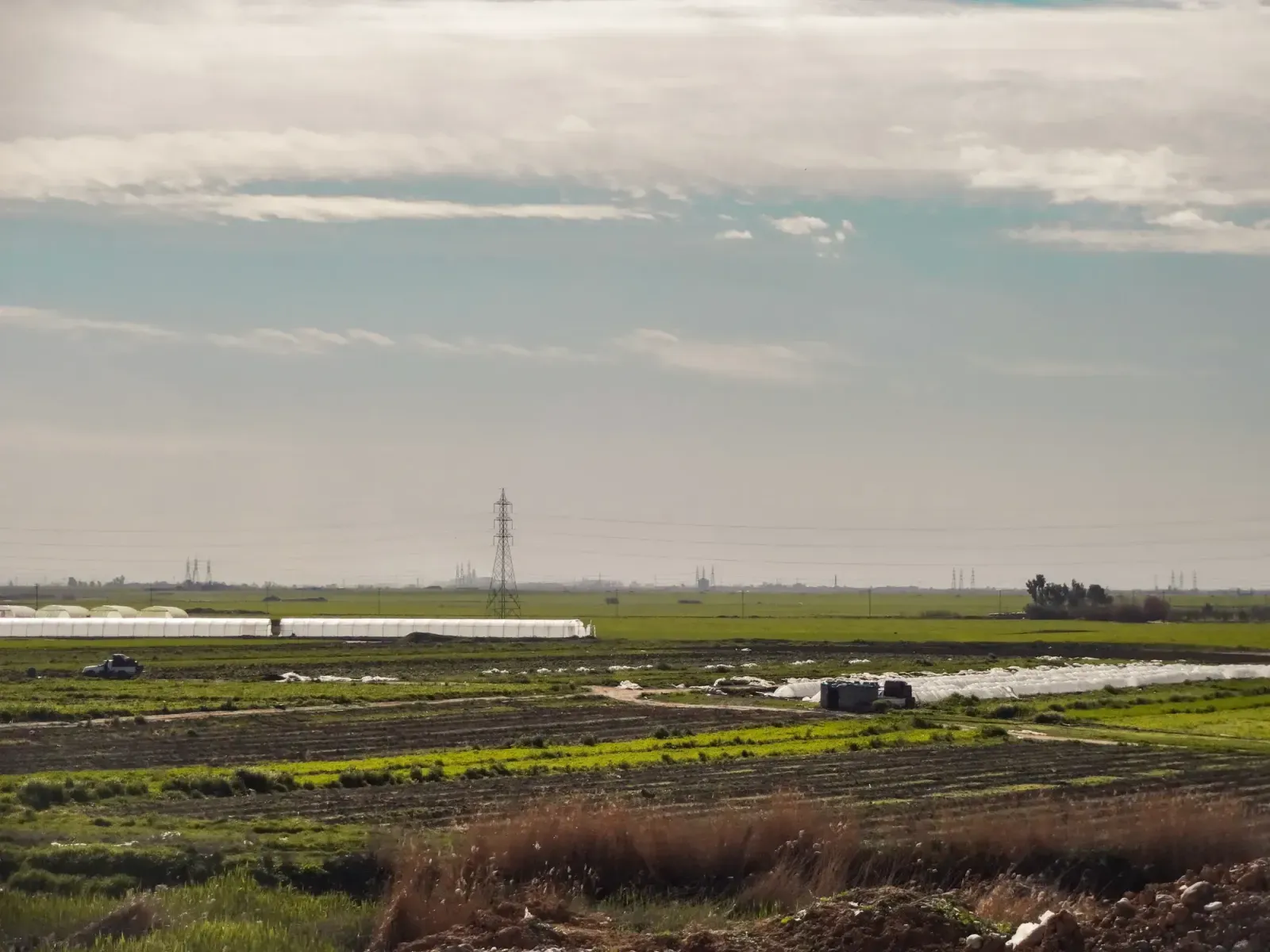 Tulare, California skyline and neighborhoods served by U-wifi home internet