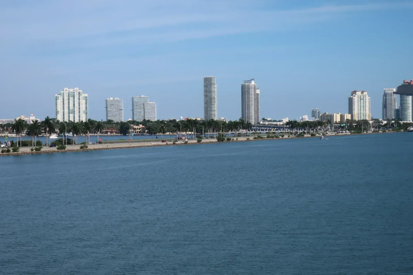 Miami Beach, Florida skyline and neighborhoods served by U-wifi home internet