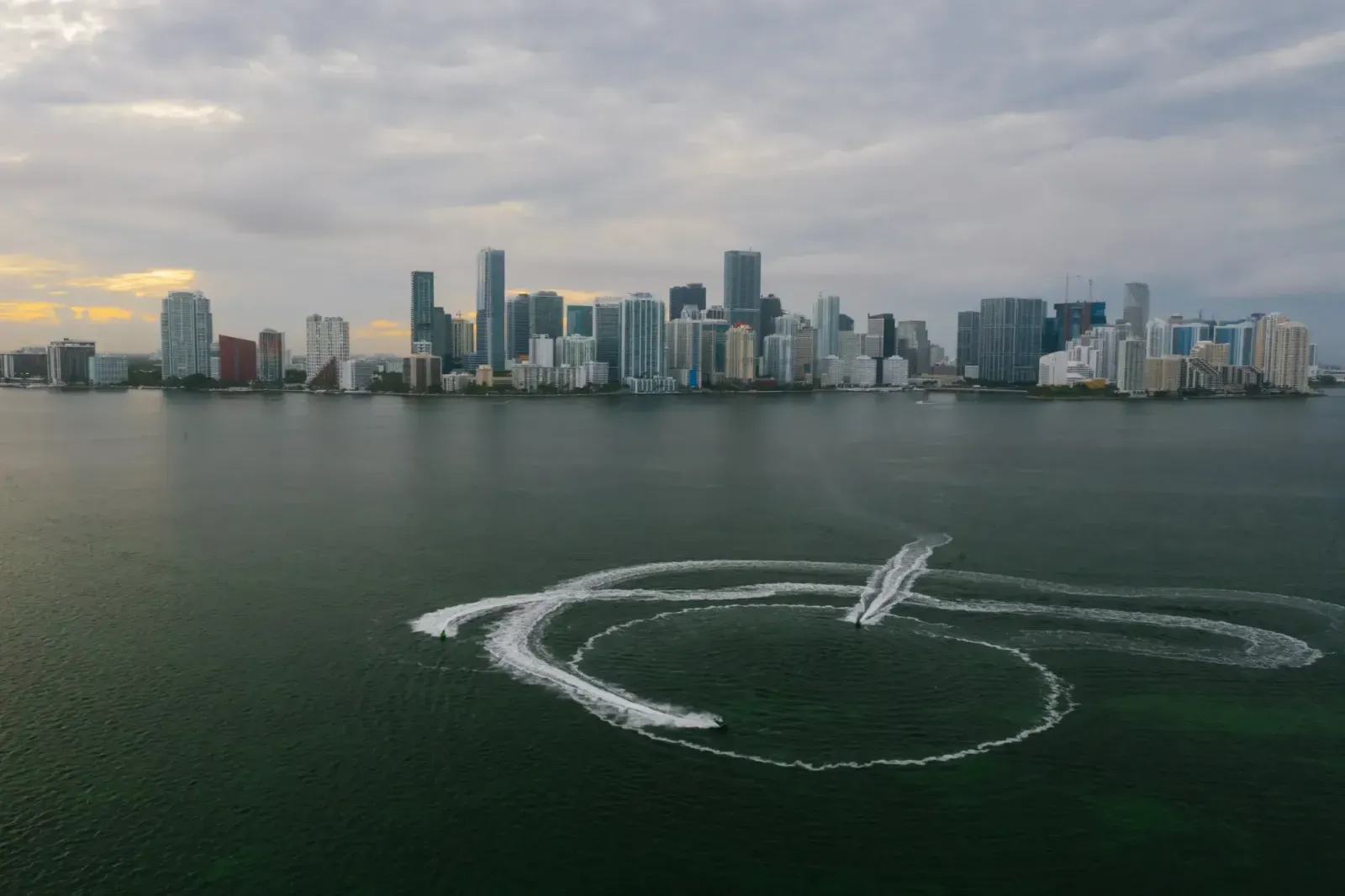 Miami, Florida skyline and neighborhoods served by U-wifi home internet