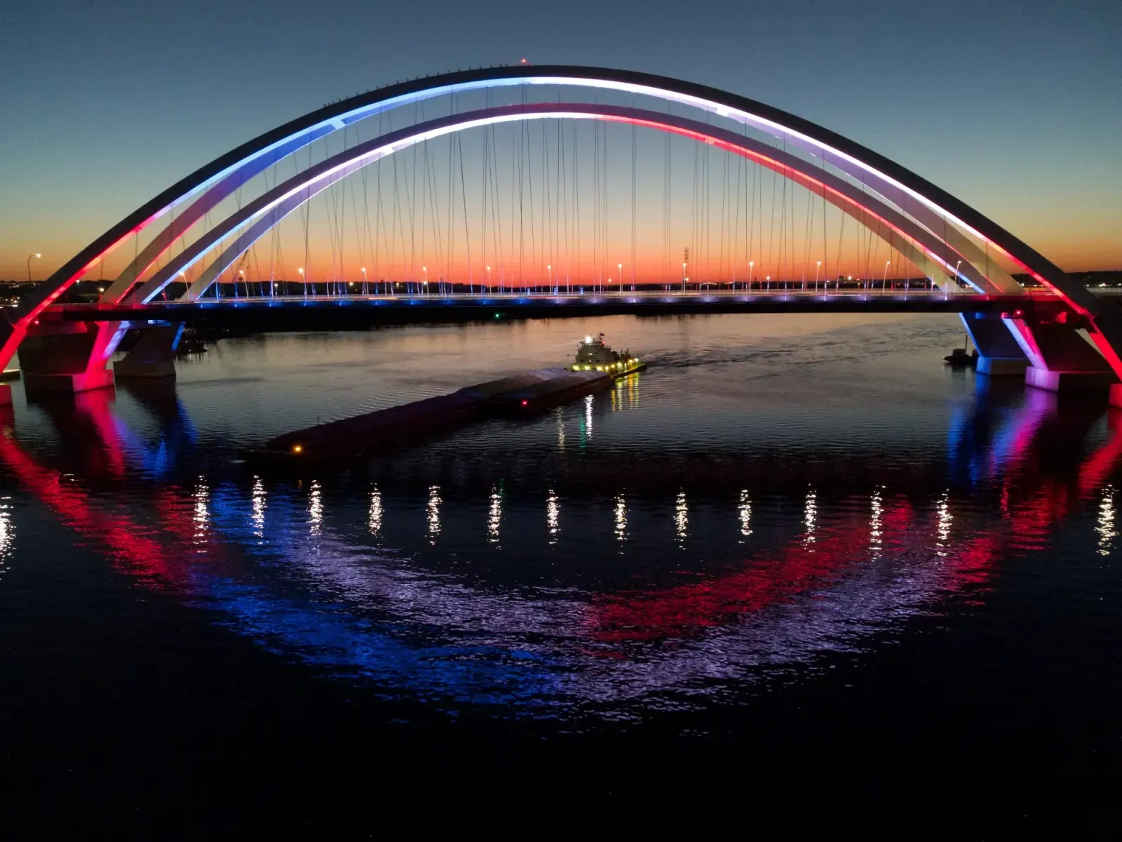 Davenport, Iowa skyline and neighborhoods served by U-wifi home internet