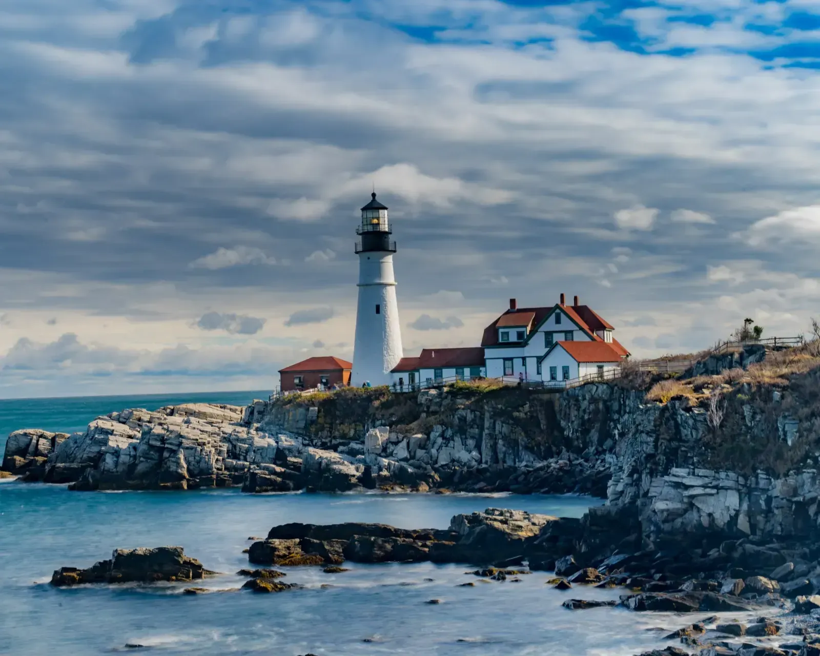 Portland, Maine skyline and neighborhoods served by U-wifi home internet