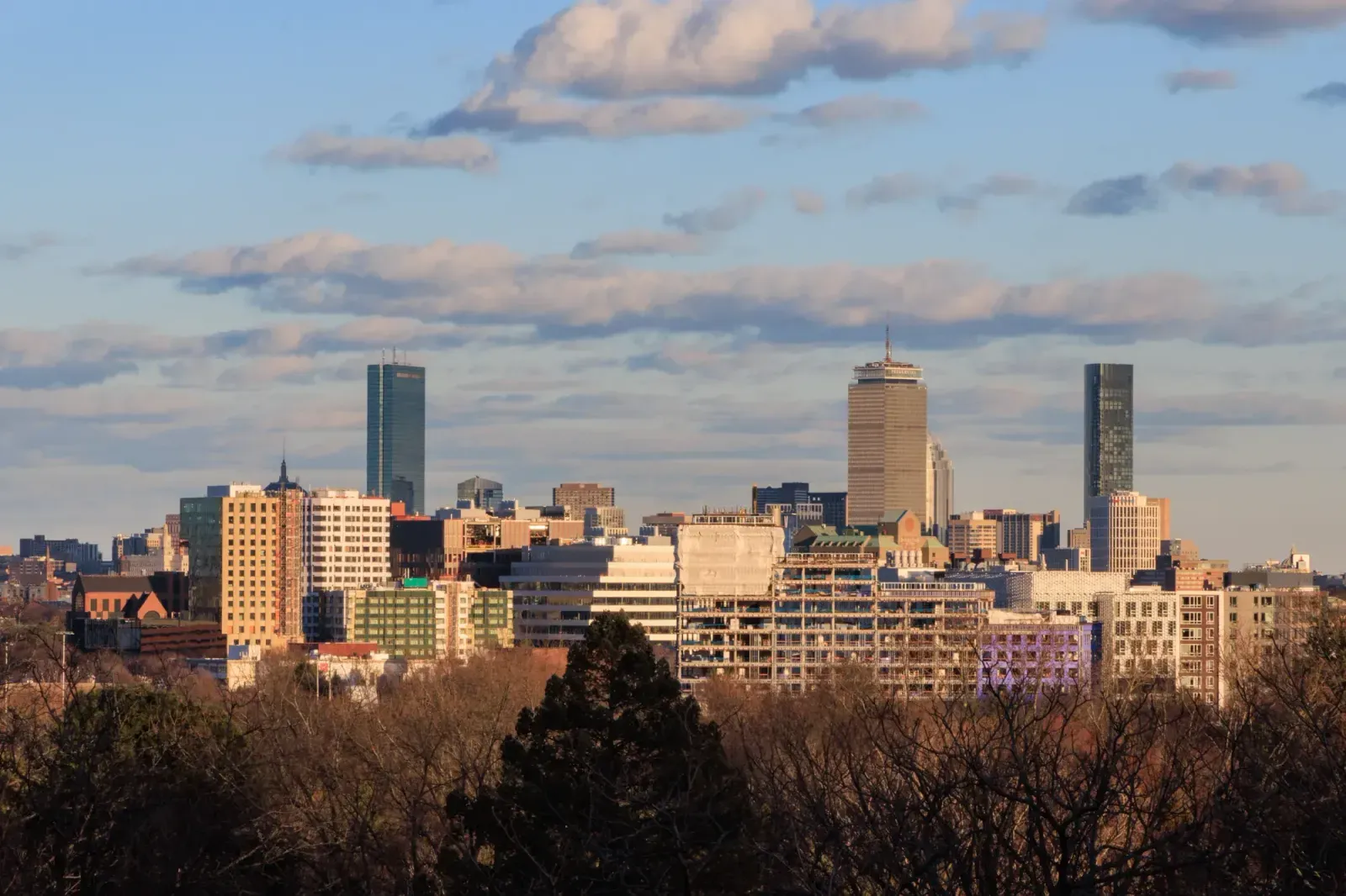 Cambridge, Massachusetts skyline and neighborhoods served by U-wifi home internet