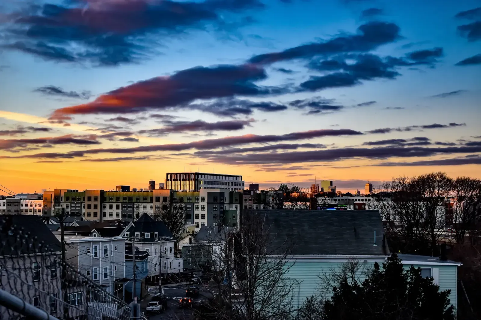 Chelsea, Massachusetts skyline and neighborhoods served by U-wifi home internet