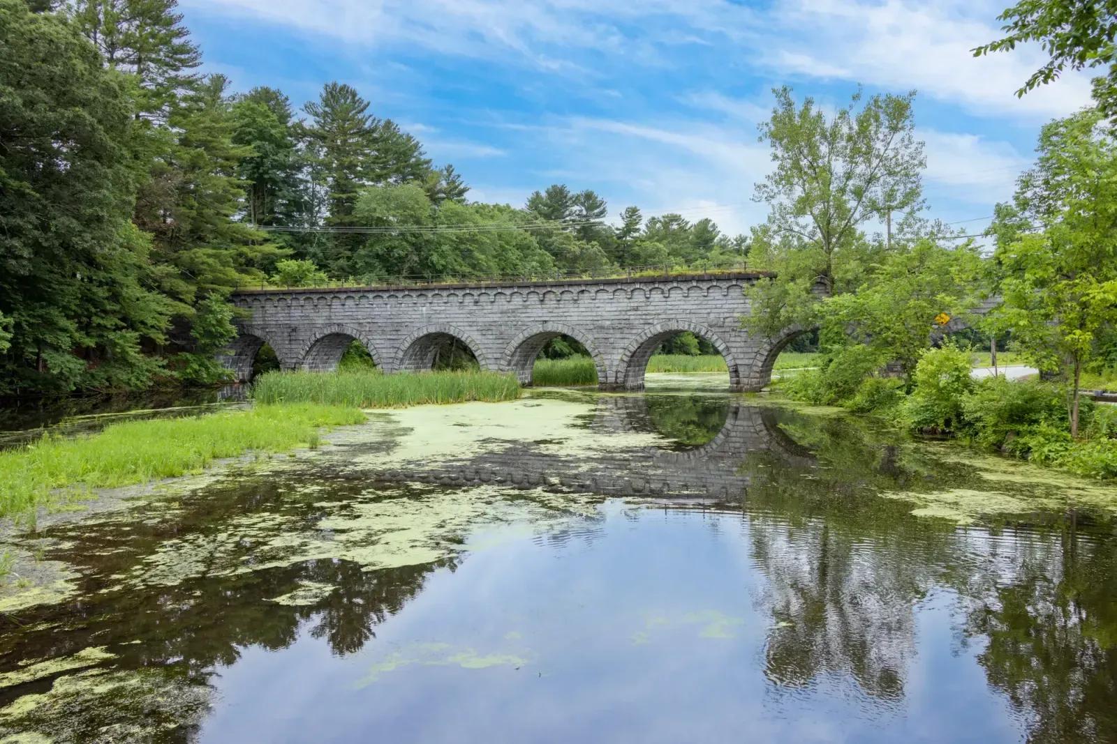 Marlborough, Massachusetts skyline and neighborhoods served by U-wifi home internet