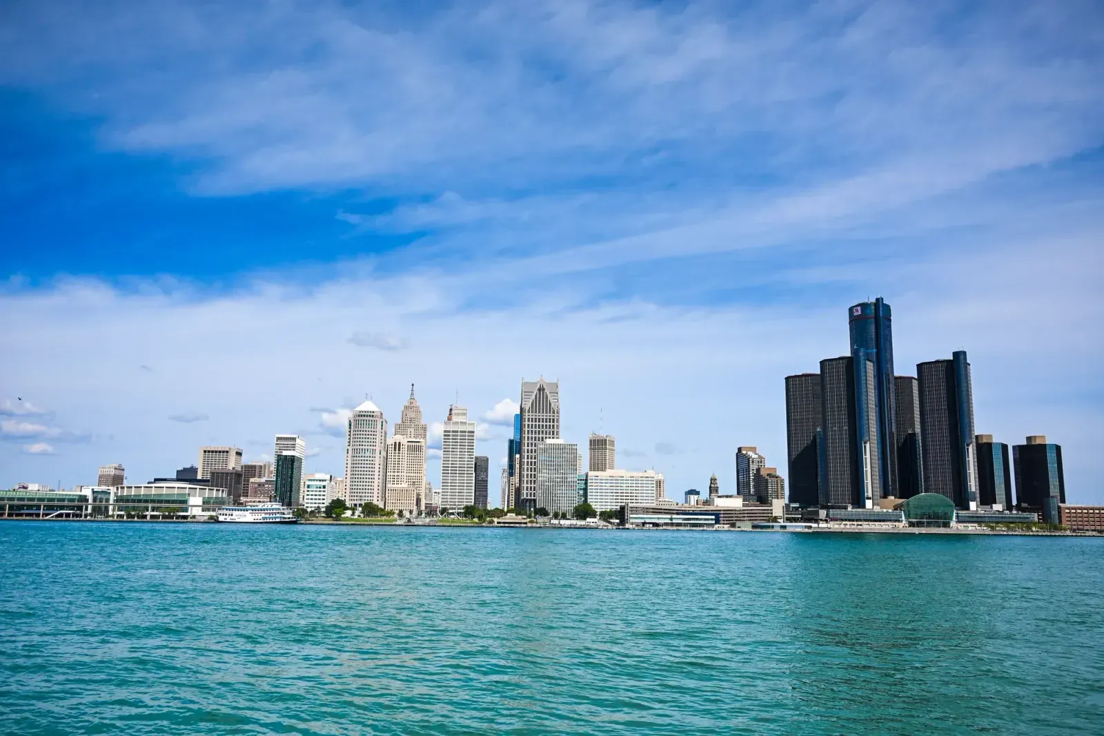 Detroit, Michigan skyline and neighborhoods served by U-wifi home internet