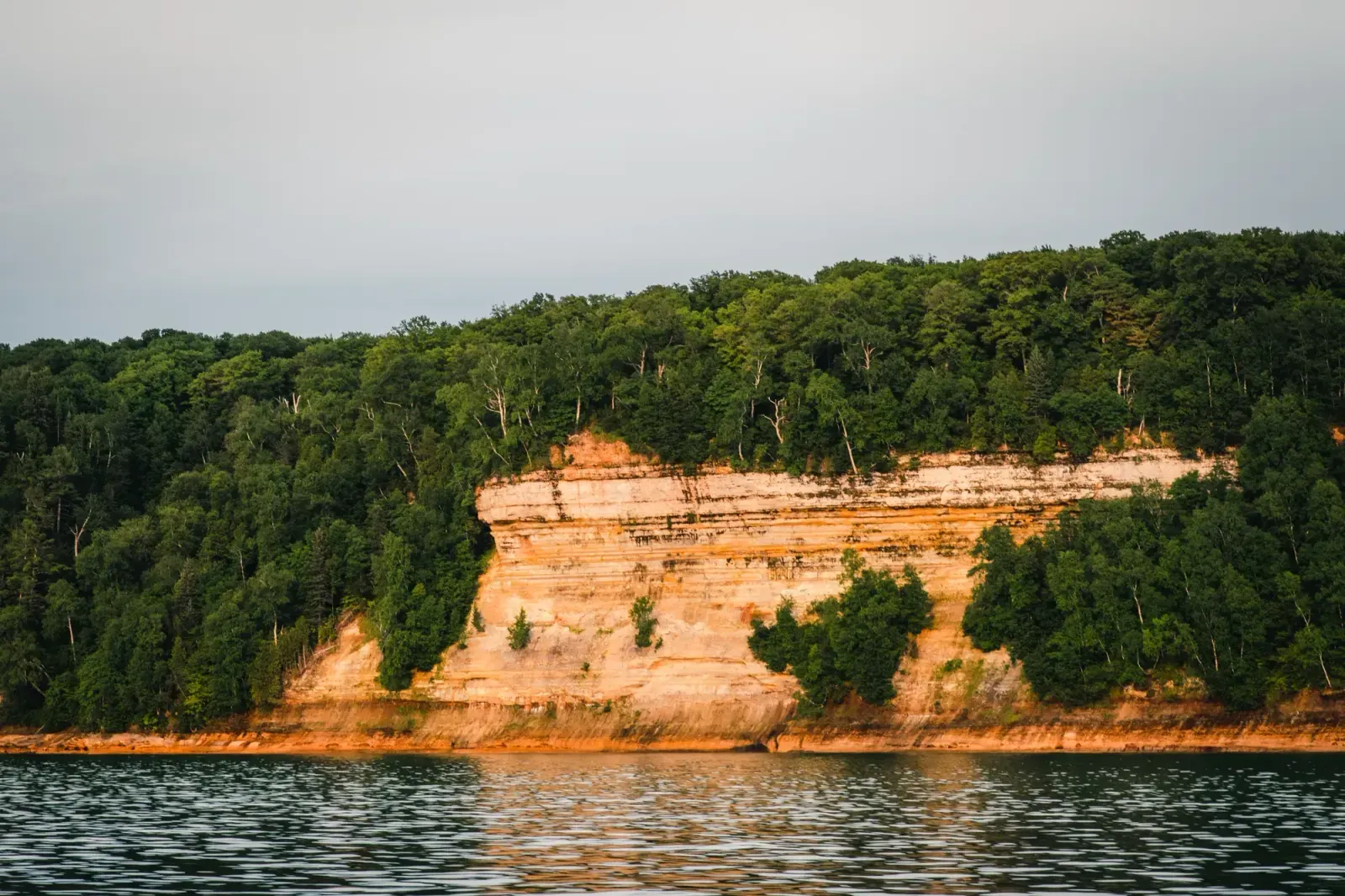 Muskegon, Michigan skyline and neighborhoods served by U-wifi home internet