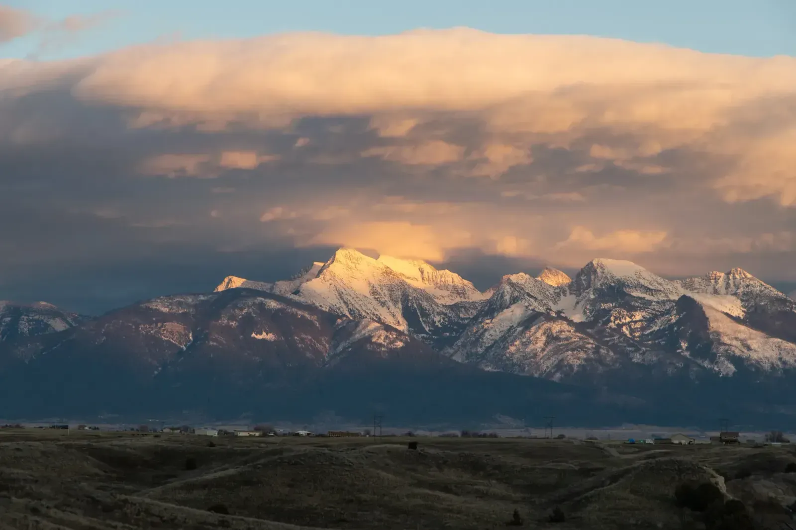 Bozeman, Montana skyline and neighborhoods served by U-wifi home internet