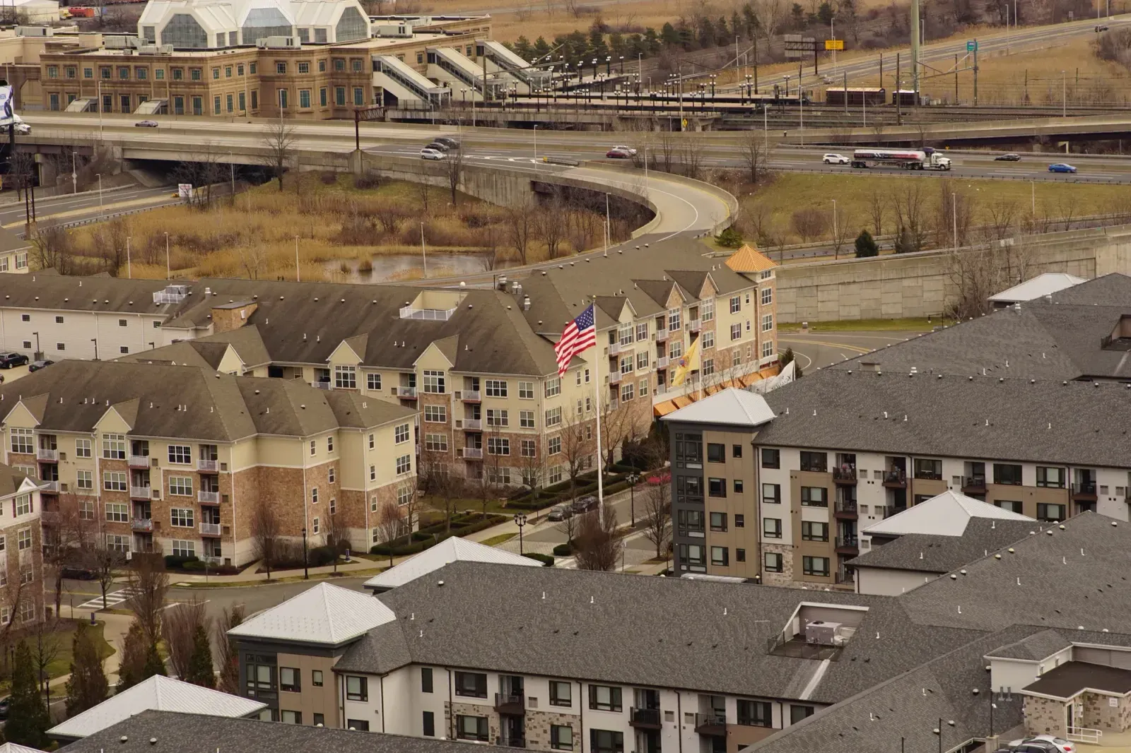 Hackensack, New Jersey skyline and neighborhoods served by U-wifi home internet