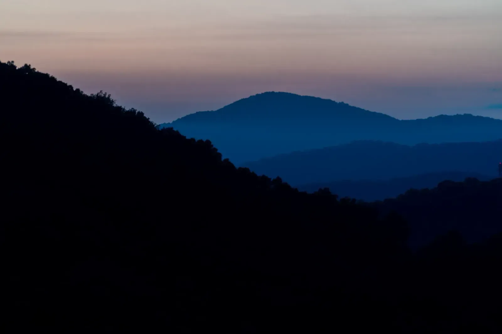 Asheville, North Carolina skyline and neighborhoods served by U-wifi home internet