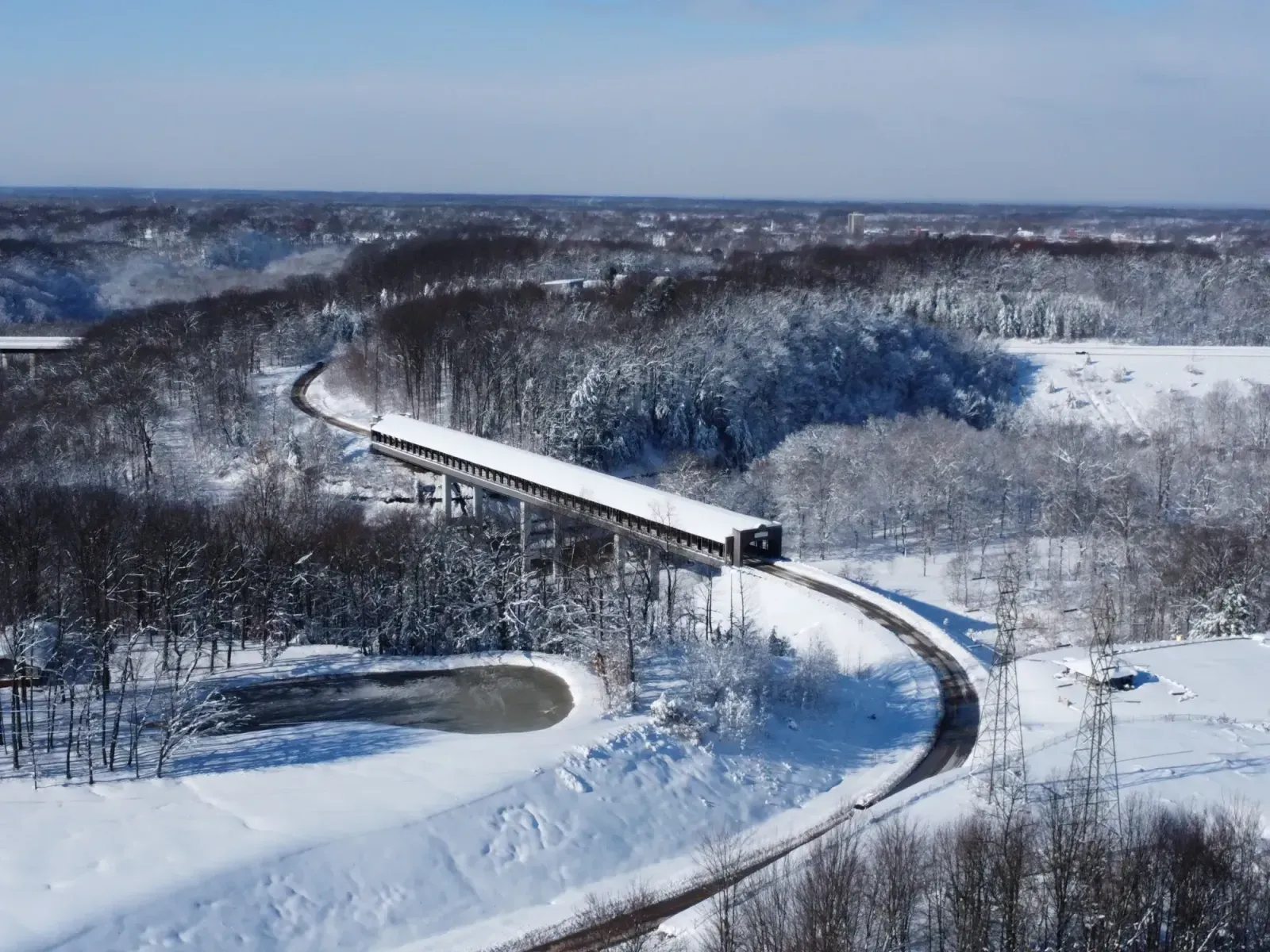 Beavercreek, Ohio skyline and neighborhoods served by U-wifi home internet