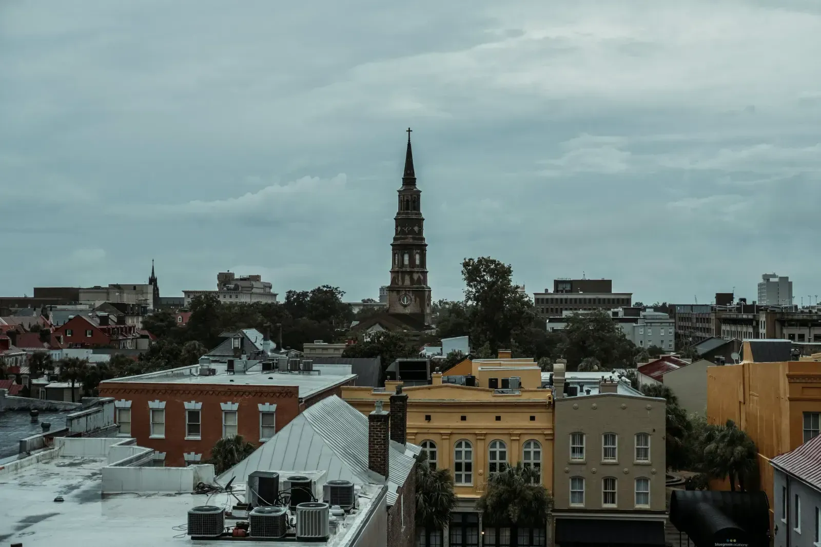 Charleston, South Carolina skyline and neighborhoods served by U-wifi home internet