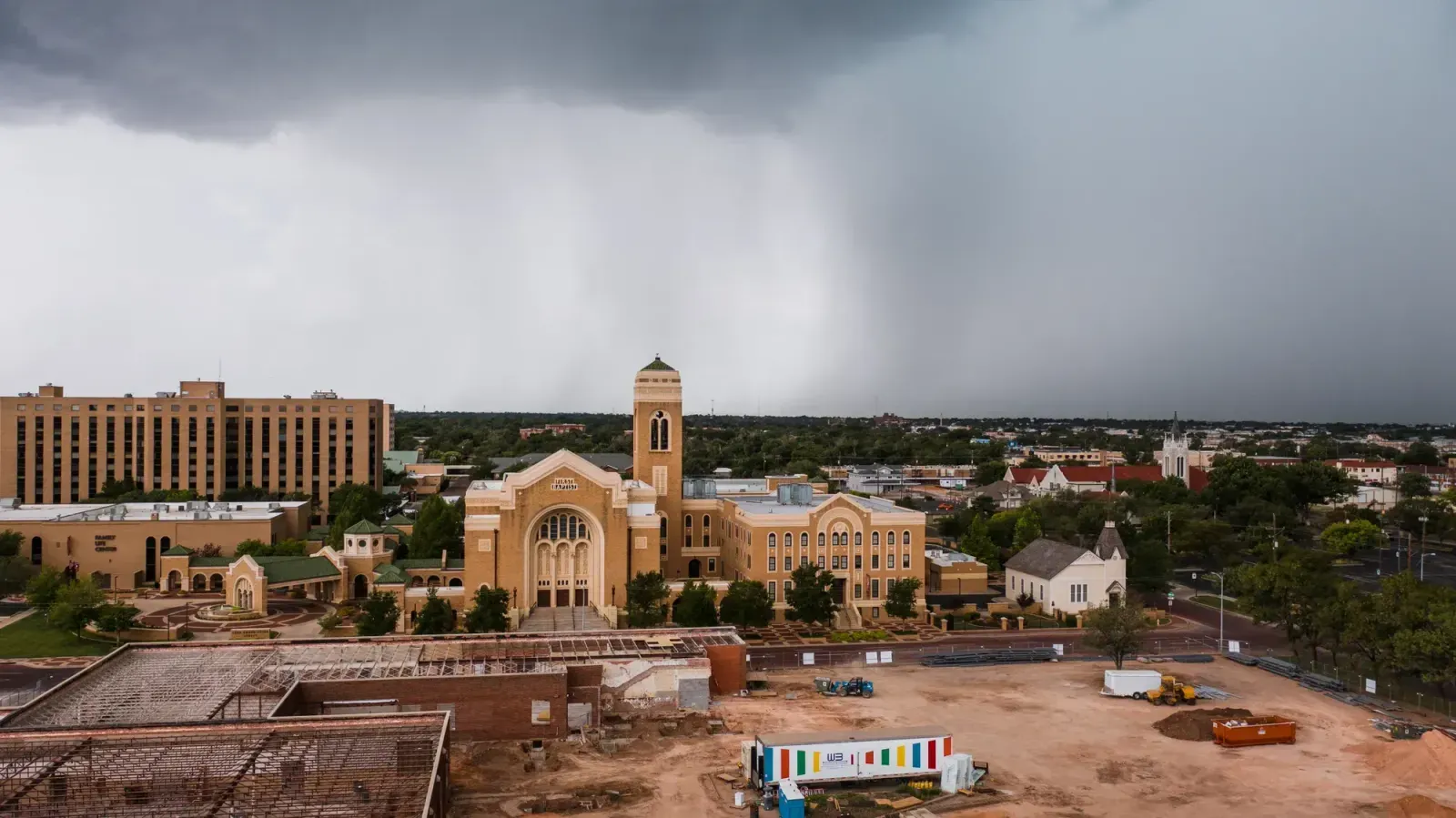 Amarillo, Texas skyline and neighborhoods served by U-wifi home internet