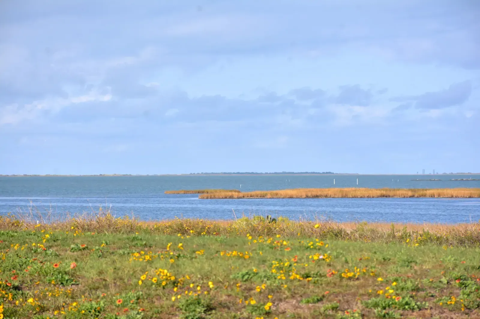 Galveston, Texas skyline and neighborhoods served by U-wifi home internet