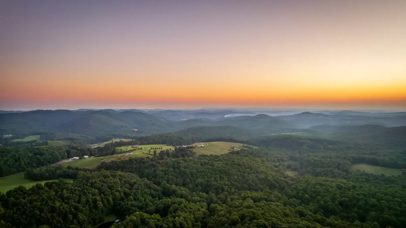 Danville, Virginia skyline and neighborhoods served by U-wifi home internet