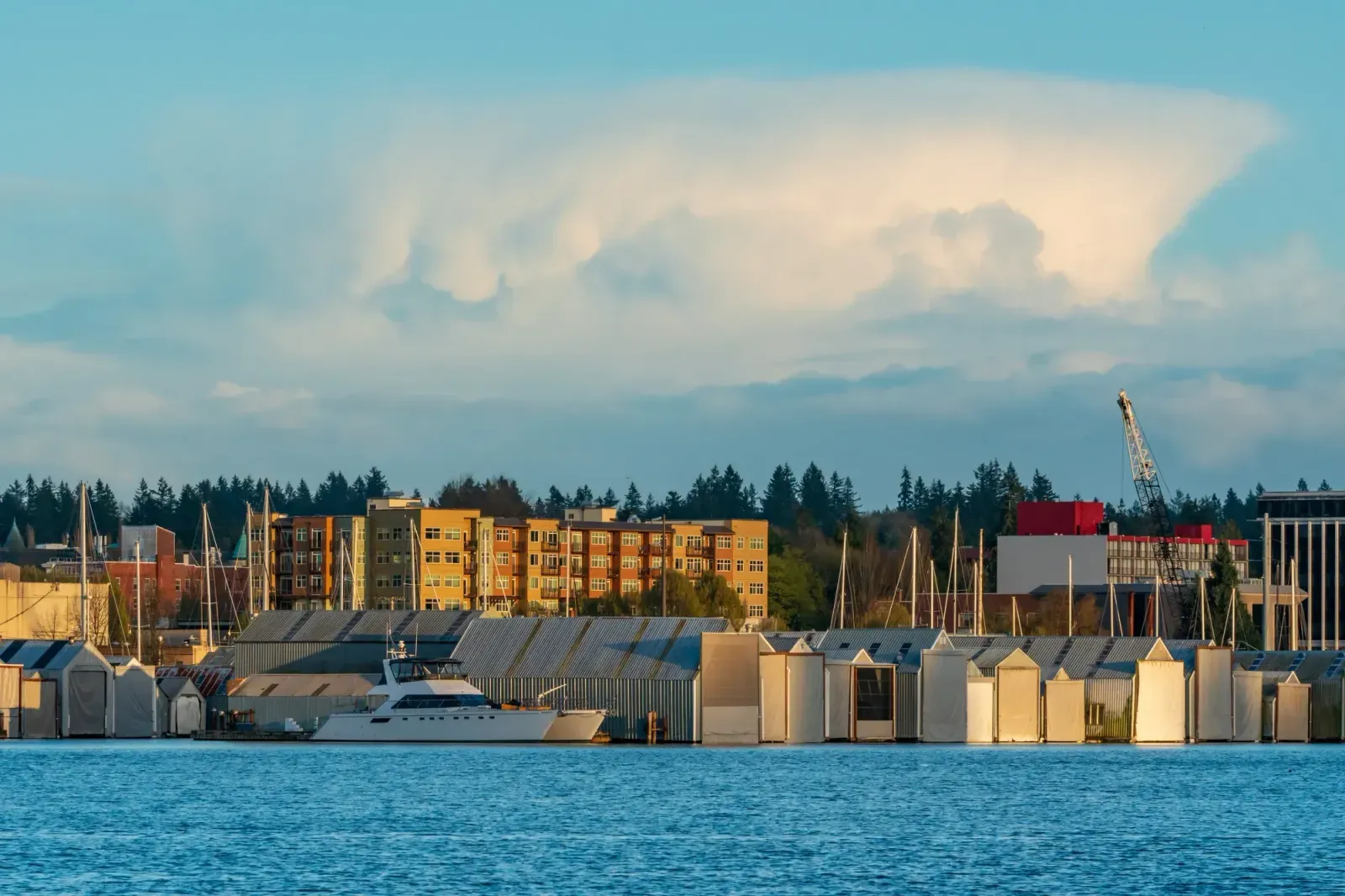 Burien, Washington skyline and neighborhoods served by U-wifi home internet
