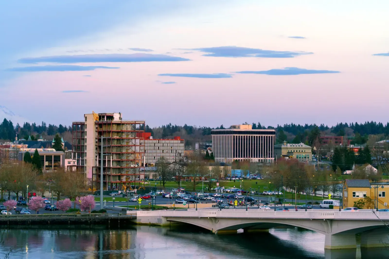 Kent, Washington skyline and neighborhoods served by U-wifi home internet