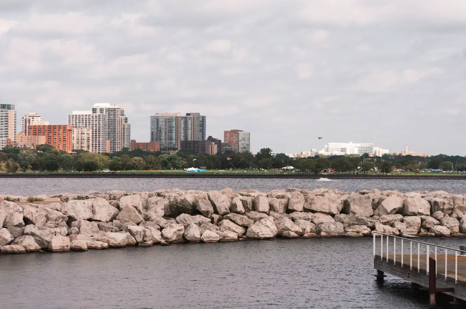 Milwaukee, Wisconsin skyline and neighborhoods served by U-wifi home internet